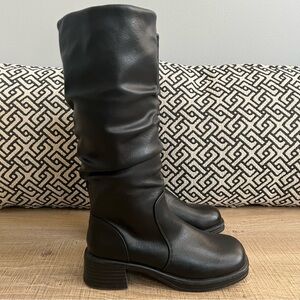 Steve Madden Girls Fortune Fashion Boots Size 3 Knee High NWOT Side Zip